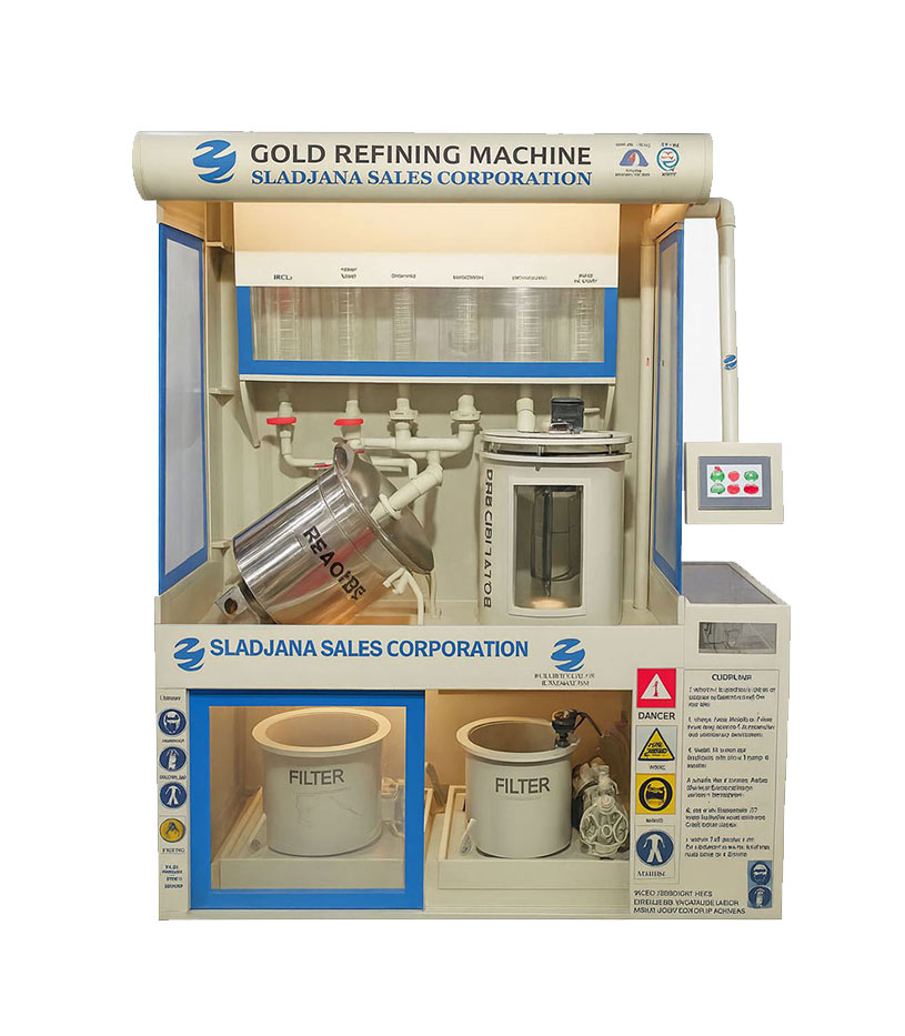 Professional gold and silver metals refining