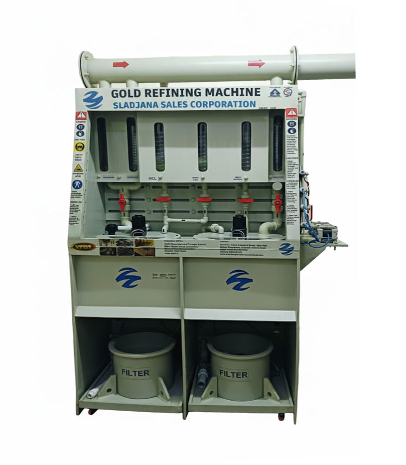 Precious metal refining for gold and silver