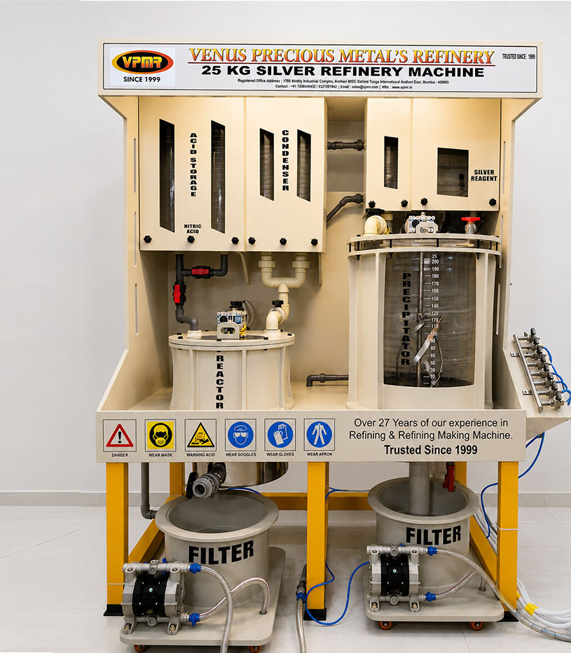 25 kg Silver Refining Machine