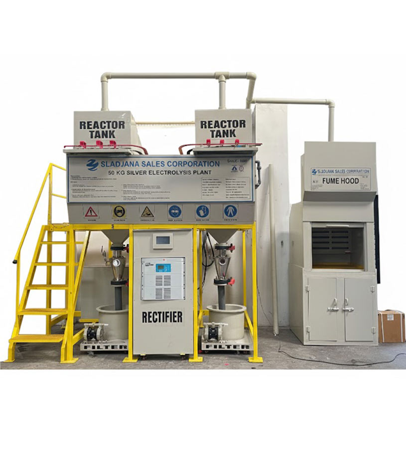 Silver Electrolysis Machine