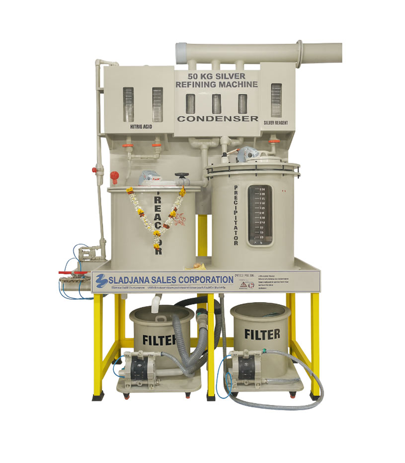 50kg Silver Refining Machine